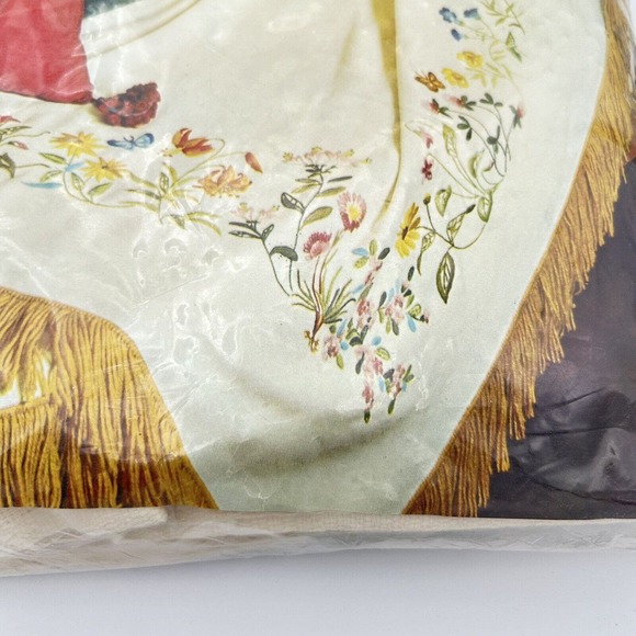 Paragon Wildflowers Afghan Crewel Embroidery Kit 0925 Vintage Needlecraft 53x71 - Picture 2 of 7